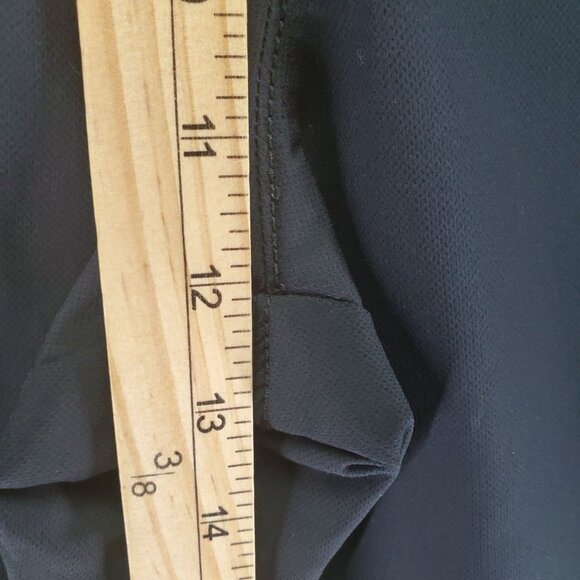 Banana Republic Pants Mens 36x30 Black Flat Front Trousers - Picture 6 of 10